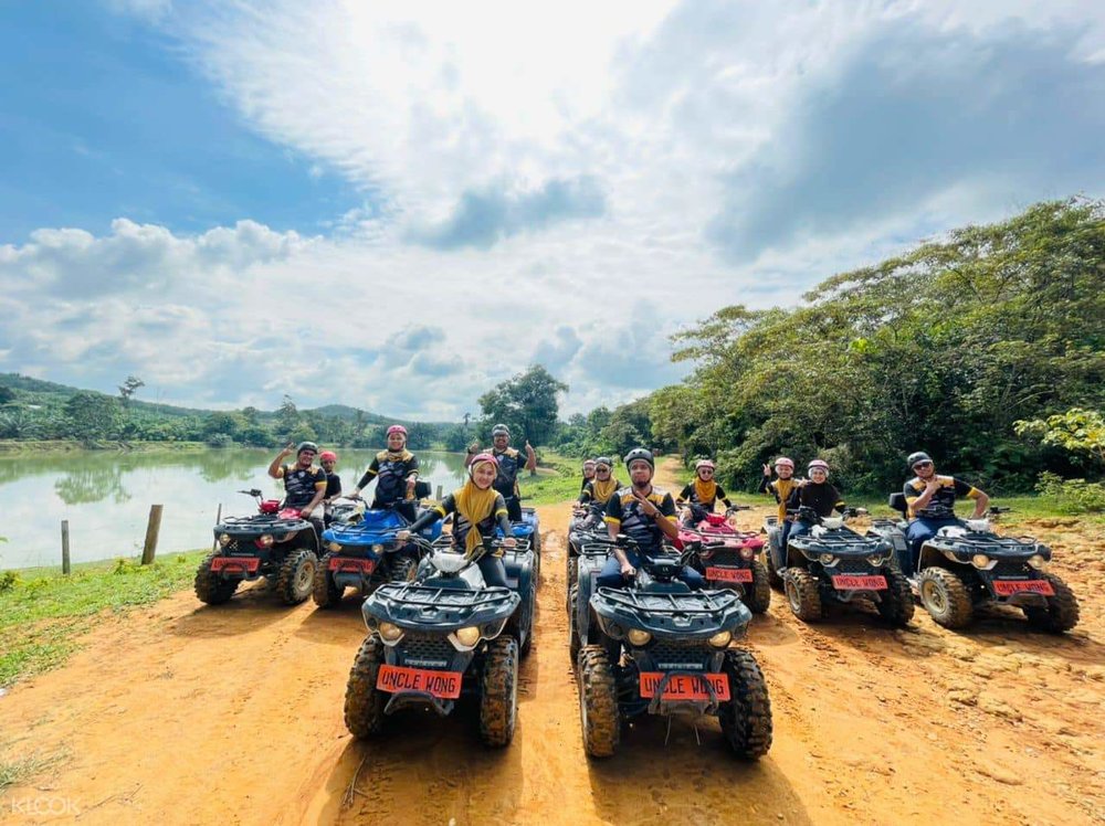 port dickson beach activity atv uncle wong happy farm