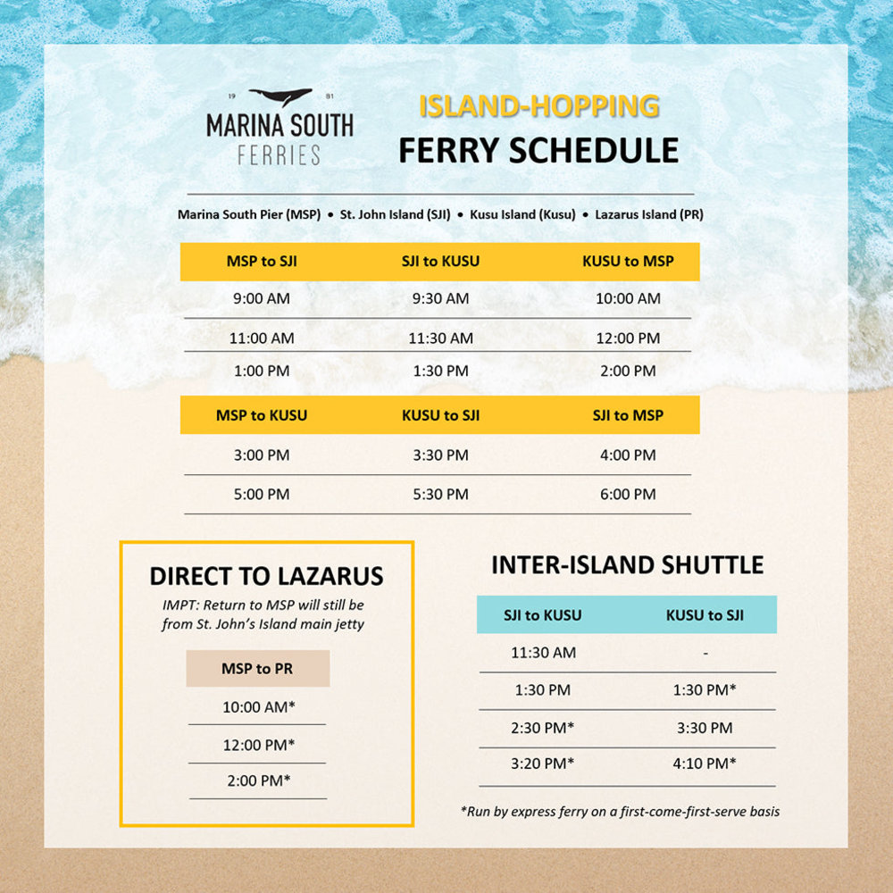 cruise timetable singapore