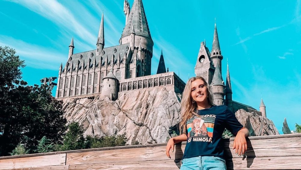 Enter the magical Hogwarts Castle, which uses sound and light effects for its Forbidden Journey ride. Image credits @jasminbademusic on Instagram