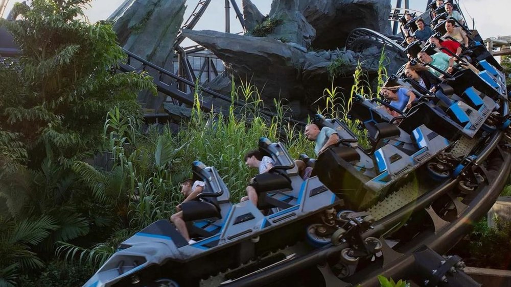 The VelociCoaster has a max speed of 113km/h! Image credits @cypressturismo on Instagram