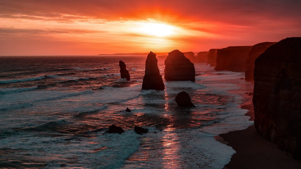See the captivating 12 Apostles by The Great Ocean Road. Photo by Graham Holtshausen on Unsplash 
