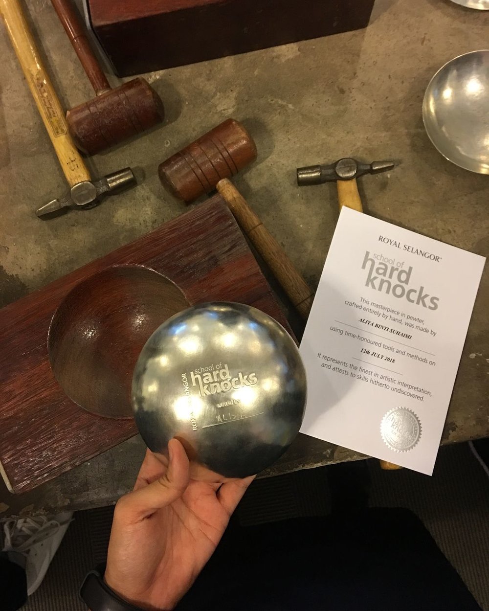 royal selangor visitor centre school of hard knocks workshop kl