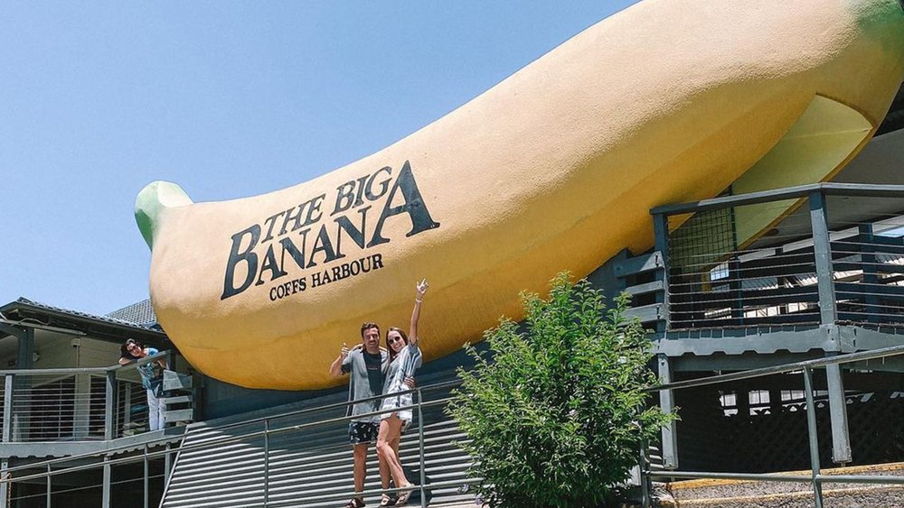 Visit this realistic-looking giant ‘nana in Coffs Harbour. Image Credits: @karinawils