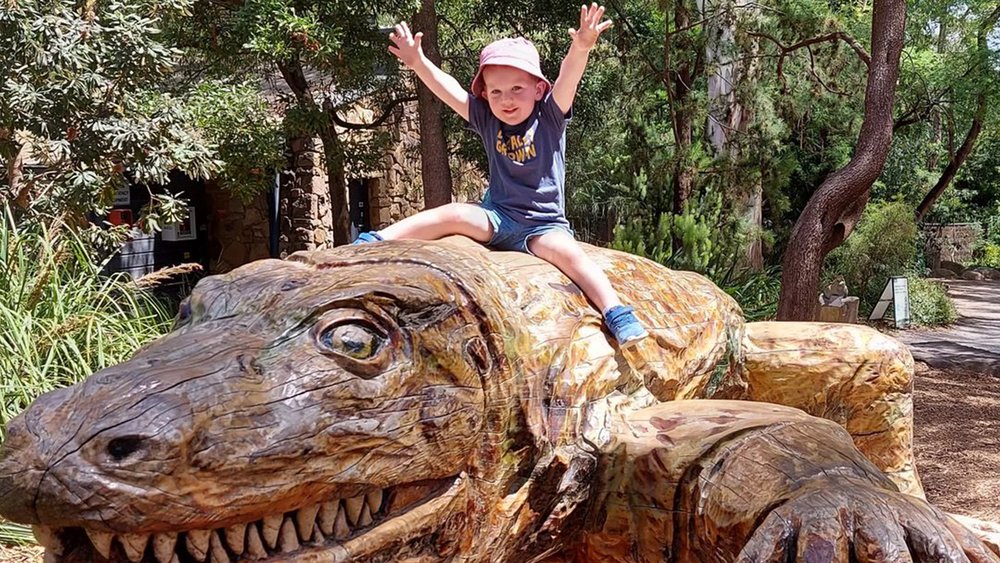 Kids will not only enjoy seeing animals in person and playing with the attractions, but they’ll also learn about endangered species and how to help them at Healesville. Credit: fi_fiii