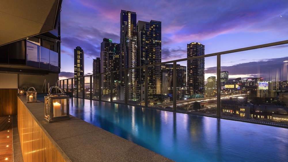 Go for a swim at Imagine Marco for incredible cityscape views.