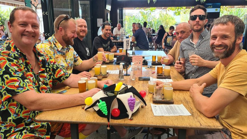 Enjoy offerings from four of the Sunshine Coast’s best breweries. Credit: tasty_tours_aus