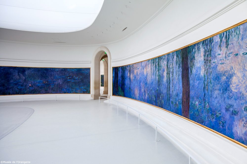 parts of Claude Monet's Nympheas series of paintings