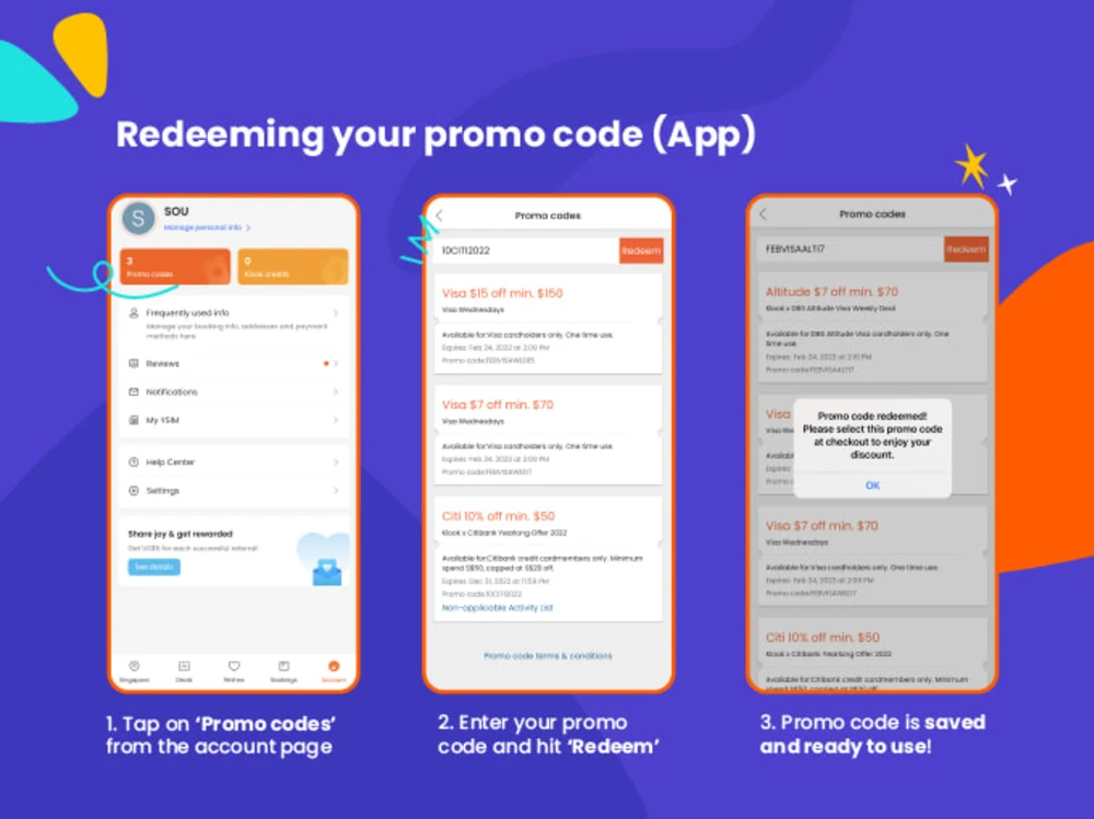 redeem promo code app 