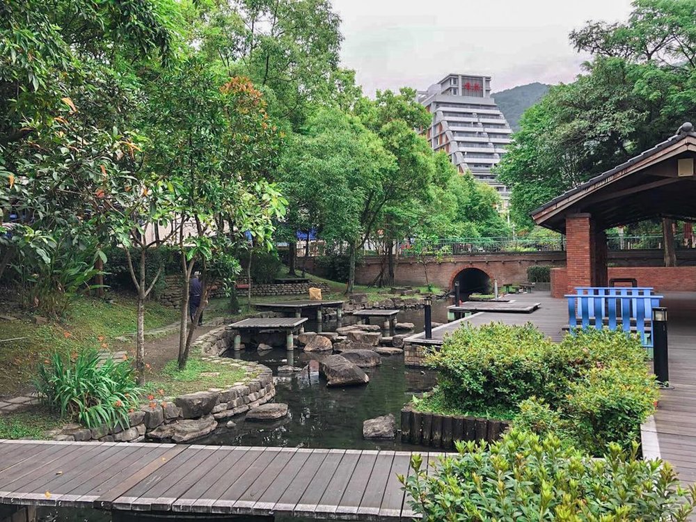 礁溪溫泉：湯圍溝公園