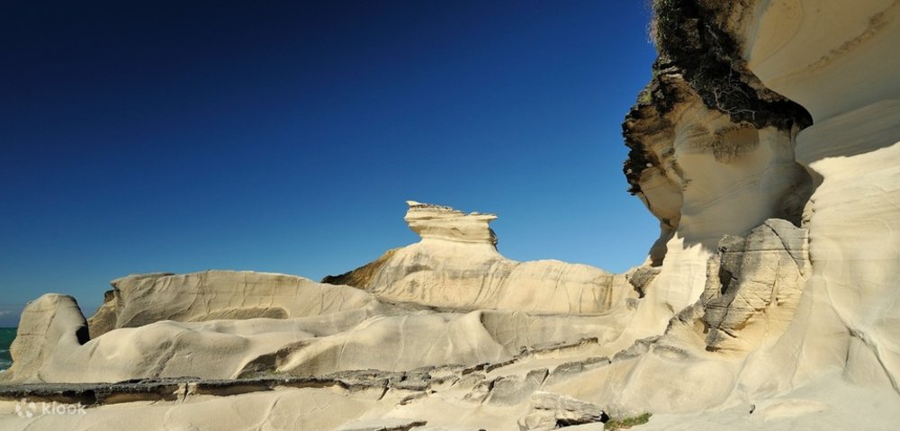 white rock formation