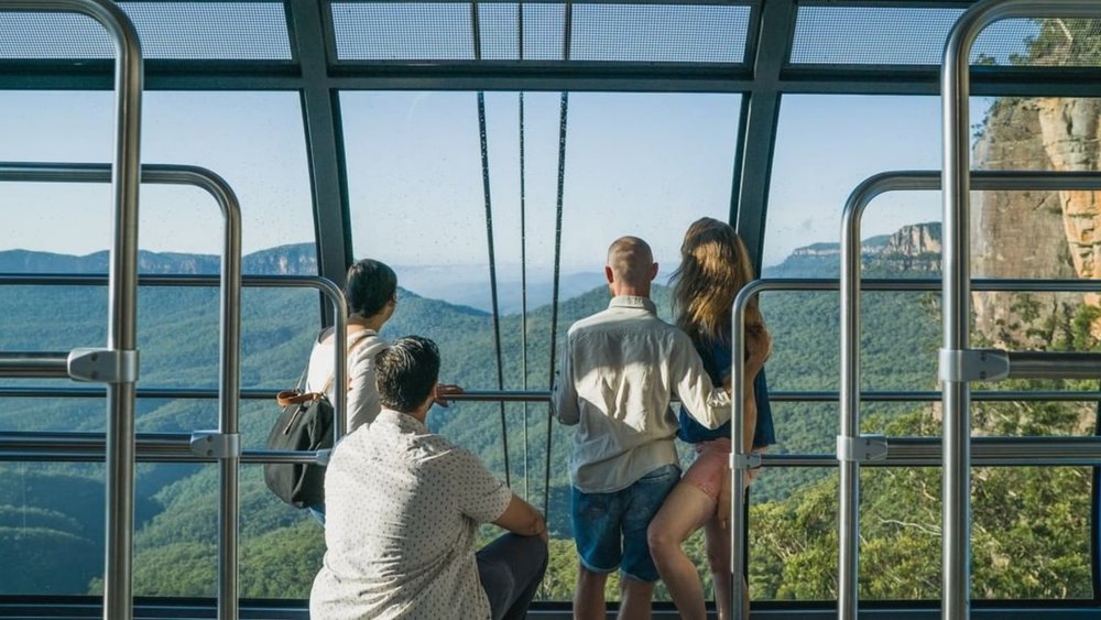 Witness the beauty of the Blue Mountains from an amazing vantage point inside Scenic World. Credits: @scenicworld_aus