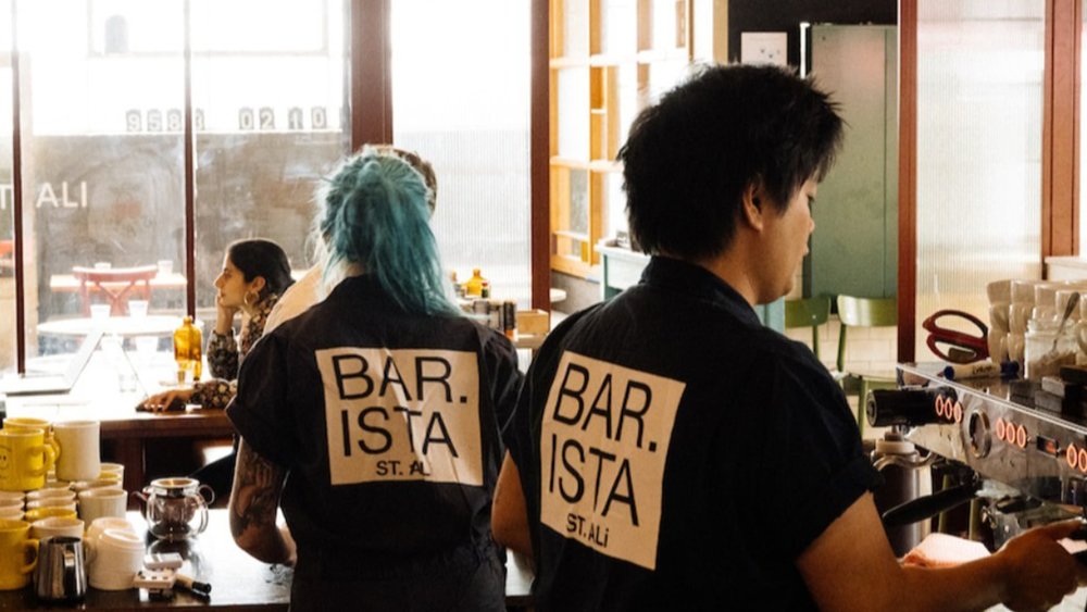World-class baristas expertly brew coffee at St. ALi!  Image Credits: @st_ali]