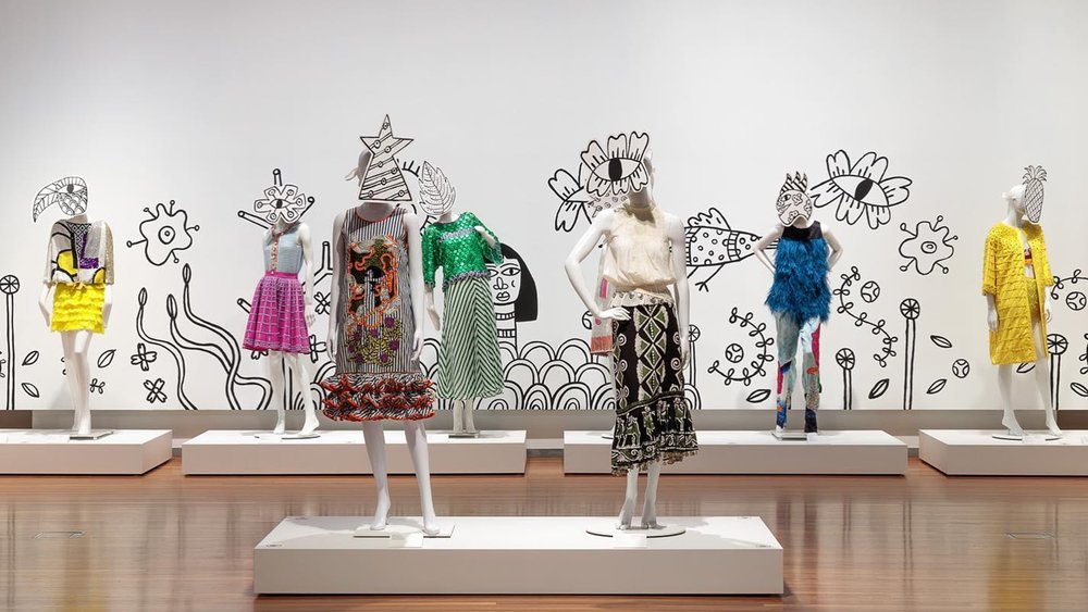 Featuring the patterns and prints of Aussie designer, Lydia Pearson Image Credits: @rmitgallery