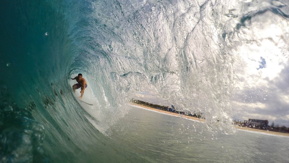 Feel like a pro when you surf at Bells Beach, host of the Rip Curl Pro competition. Credit: Jeremy Bishop