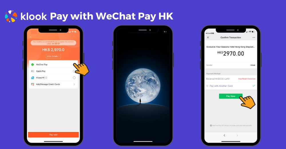 How to pay with WeChat Pay HK on Klook