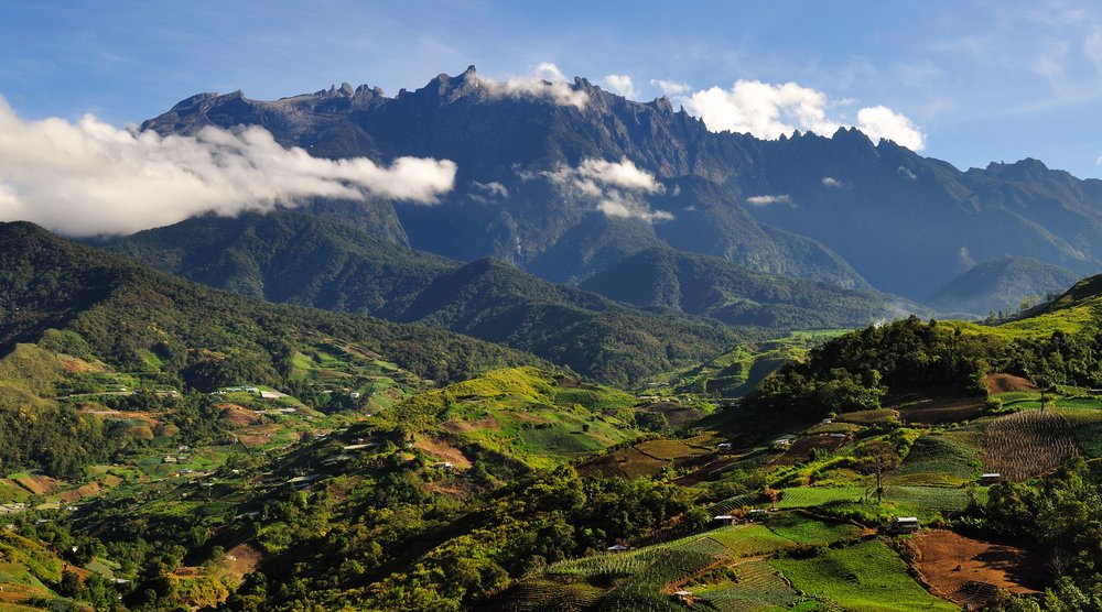 mountains in sabah