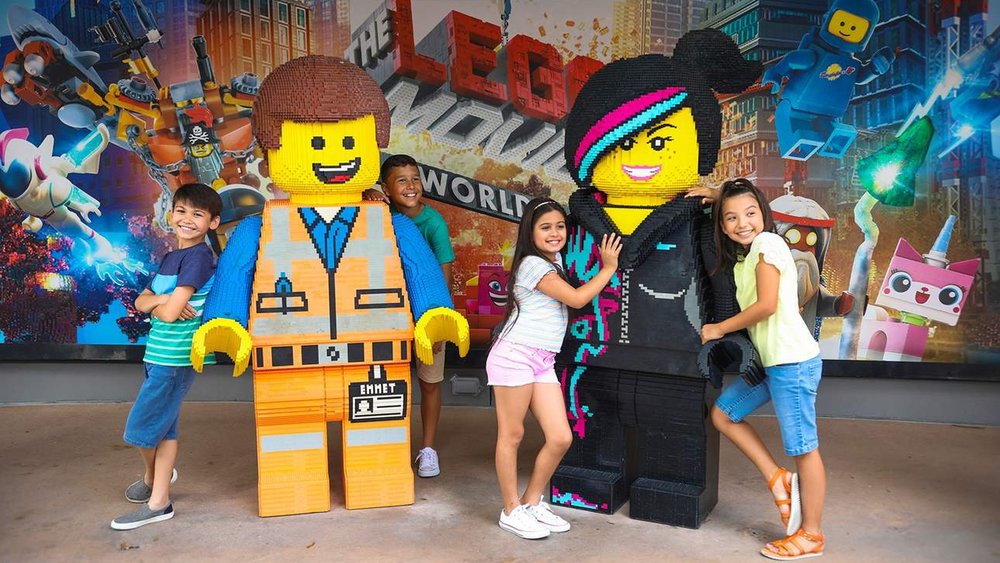 Explore the park’s latest addition, LEGO MOVIE WORLD, and relive the hit movie.