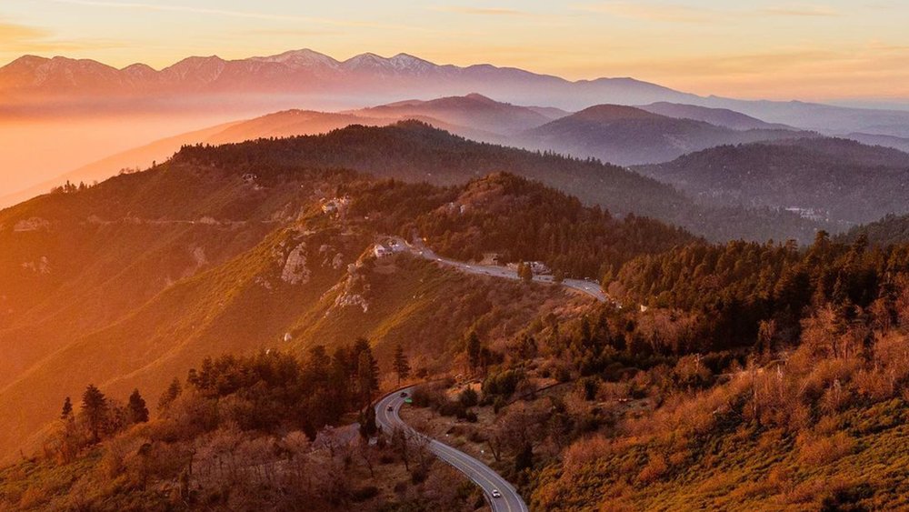Get stunning views of the San Bernardino Mountains at the Rim of the World Highway. Credit: iamcurtdelia