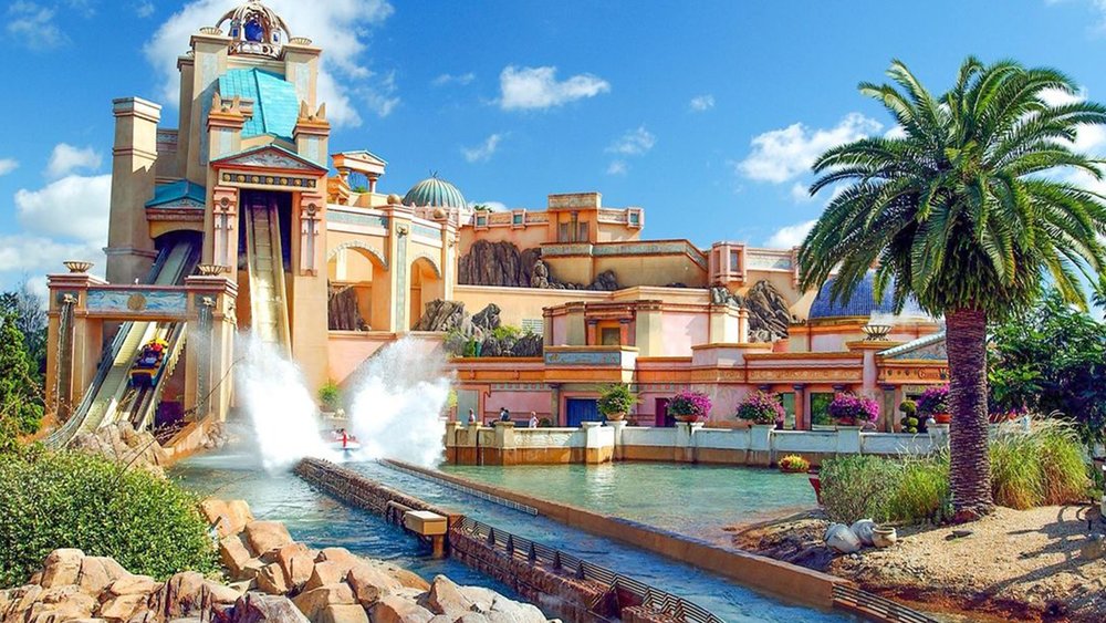 Make a splash at the 60-foot drop at the Journey to Atlantis ride. Credit: seaworldorlando