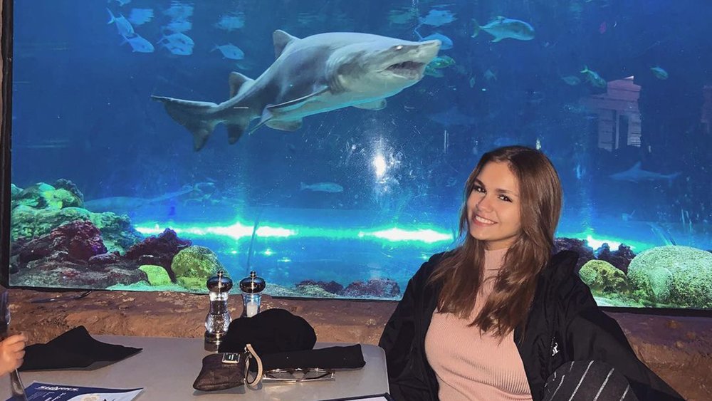 What’s better than a nice meal? A meal with a view at Sharks Underwater Grill® and Bar. Credit: ashleyguiney