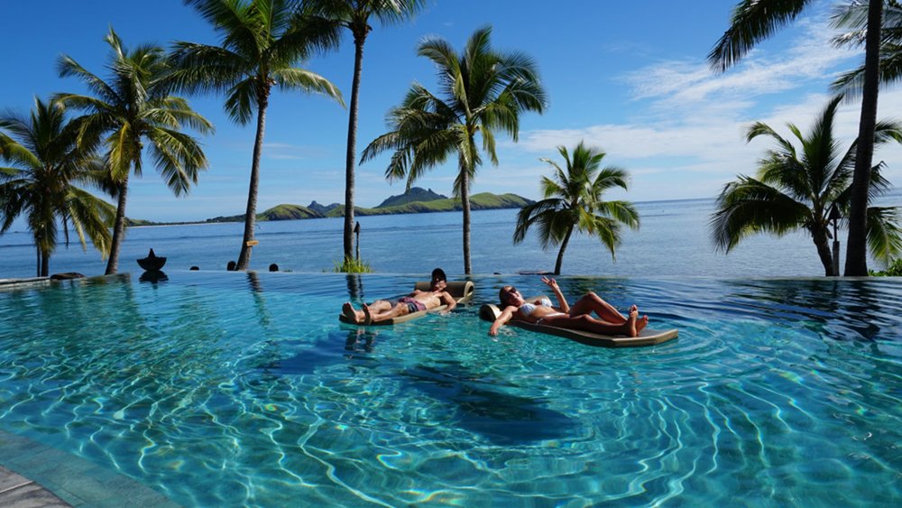 Enjoy a relaxing swim in one of the exquisite pools in Tokoriki Island Resort. Image Credits: @passaporteaberto