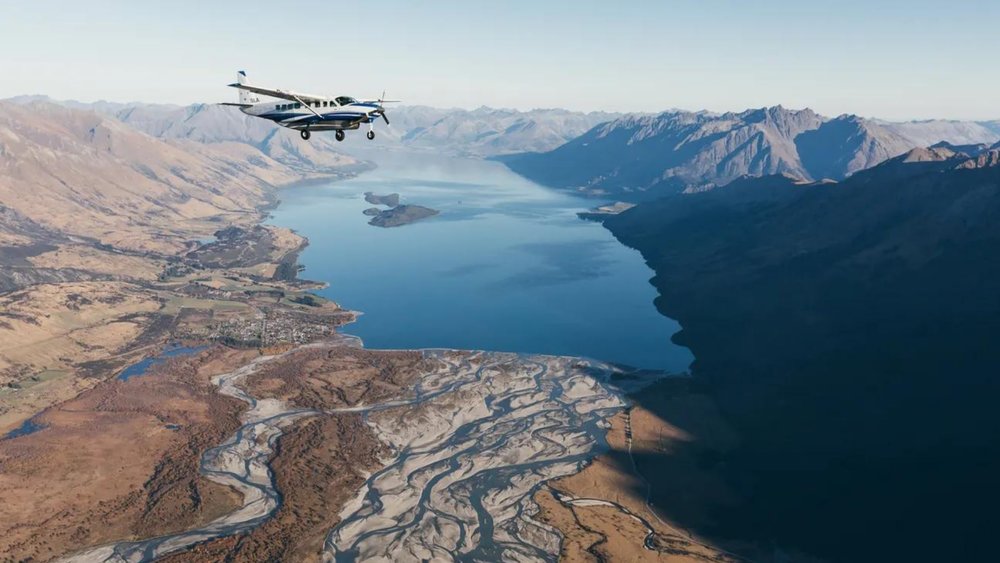 Glimpse upon Lake Wakatipu on your way to Milford Sound.
