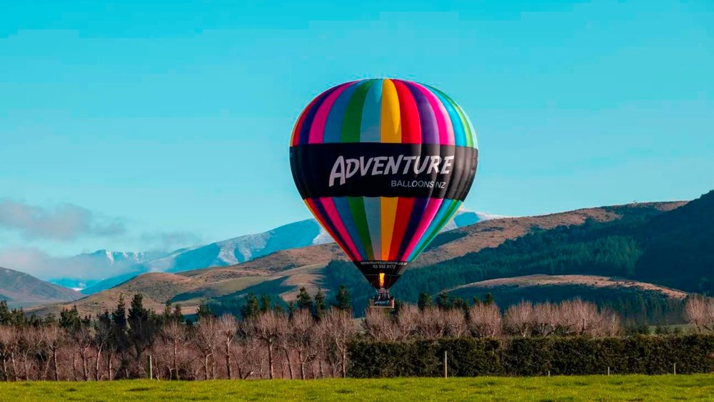 Breathtaking views await you on this hot air balloon ride