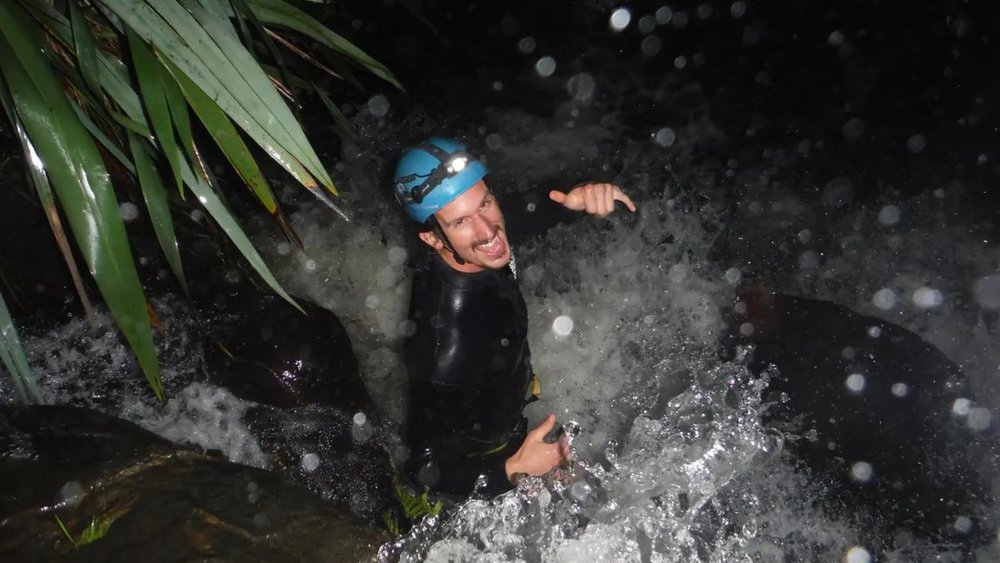 The fun at Mt Karioi starts after the sun goes down! 