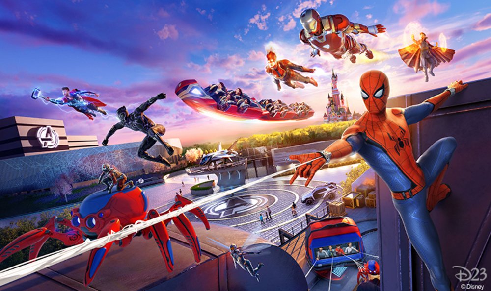 โซนใหม่ Avengers Campus ที่ Disneyland Paris