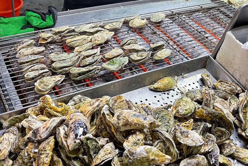 旱溪夜市美食發哥現烤