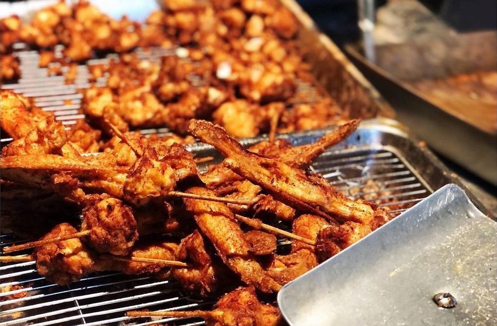 旱溪夜市美食 一也黃金豆乳雞