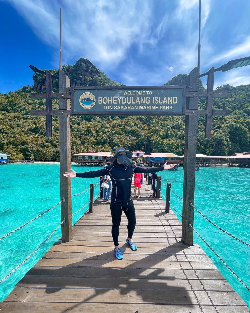 Tun Sakaran Marine Park best place to snorkel in Malaysia