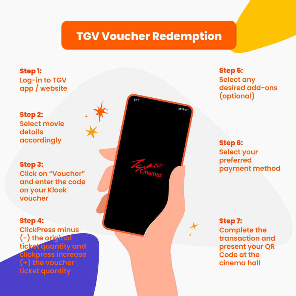 How to redeem movie tickets through TGV: