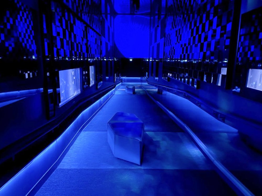 すみだ水族館の万華鏡トンネル