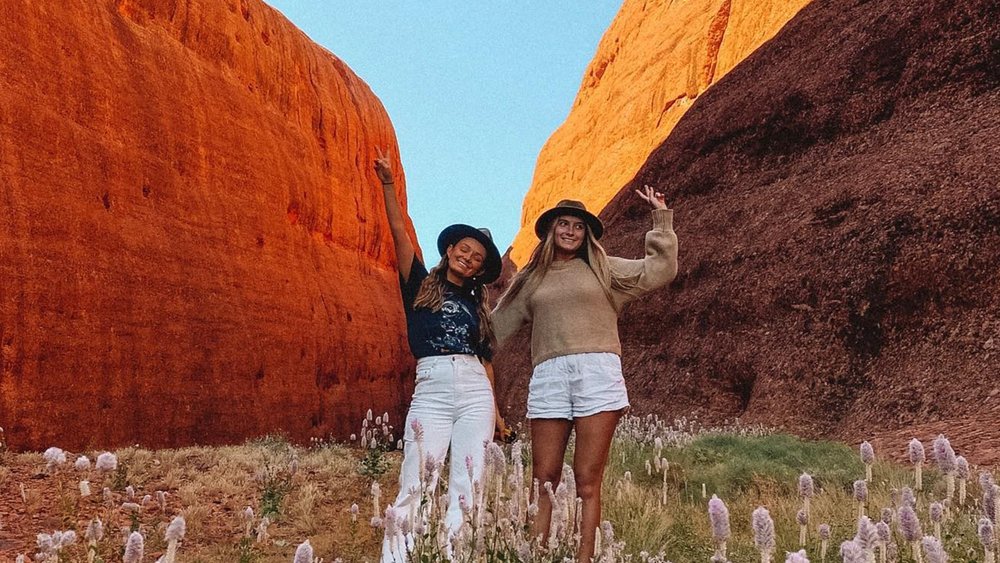 The famous red rock formations in Uluru-Kata Tjuta were formed over 600 million years ago. Image credits @hayleegough on Instagram