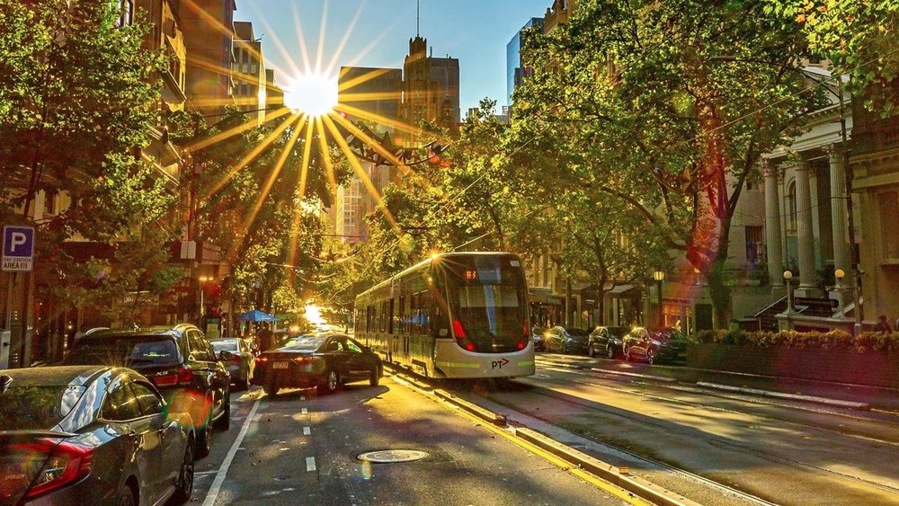 Stroll along the artsy and glamorous Collins Street Image Credits: @walking_perspective