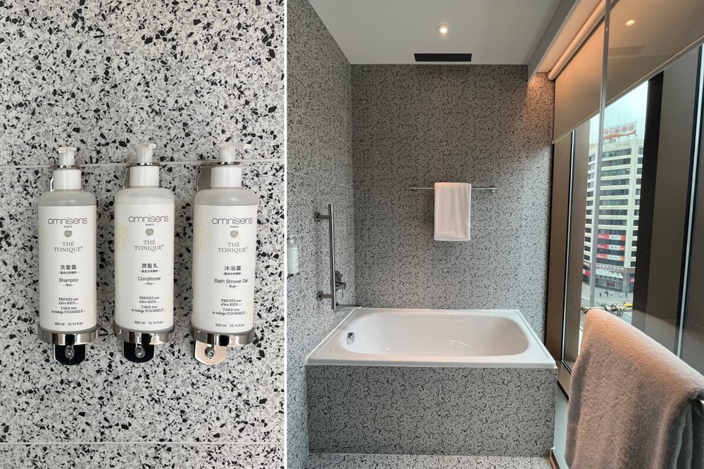寒居酒店 浴室及備品