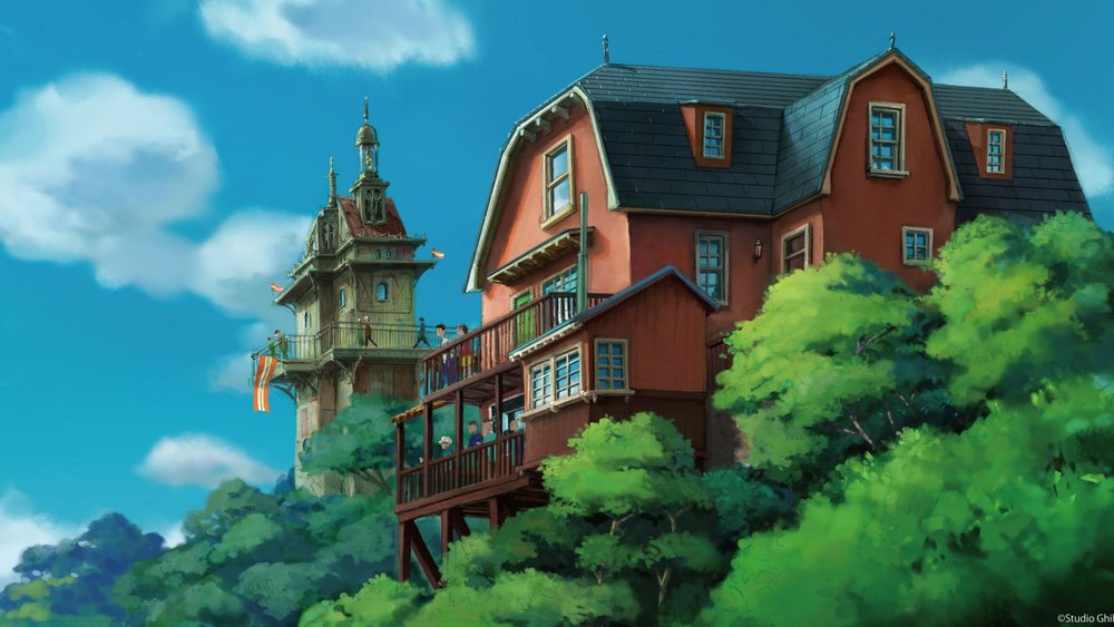 Shop for antiques and belt out your own rendition of Take Me Home, Country Roads at the World Emporium. Credits: ghibli-park.jp