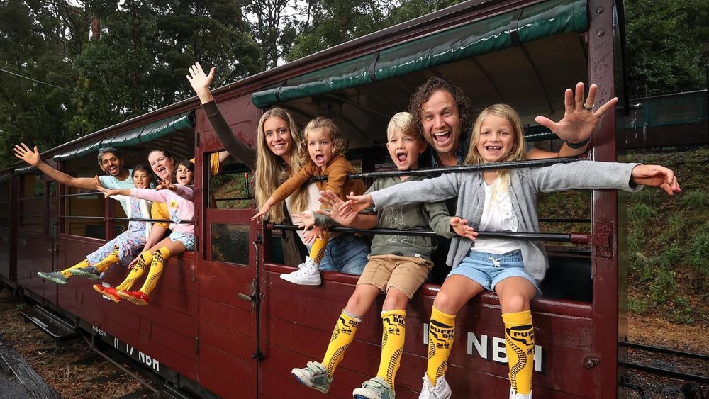 For the first time in years, hanging your legs out of the carriage is allowed again!] [Image credits @puffingbillyrailway on Instagram