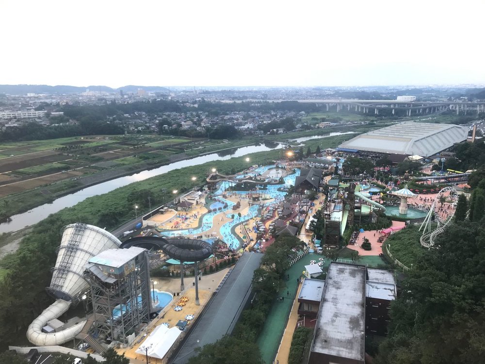 東京サマーランドのスターホイール（観覧車）からの景色