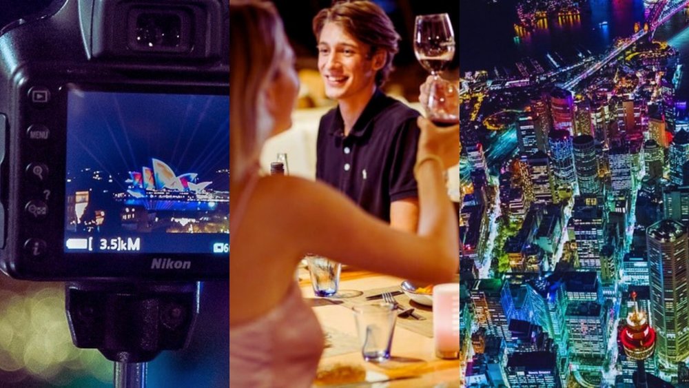 Photography Tour, BYO Cruise and Helicopter Flight at Vivid Sydney 2022