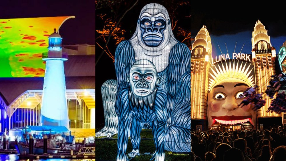 Australian National Maritime Museum, Taronga Zoo and Luna Park at Vivid Sydney 2022
