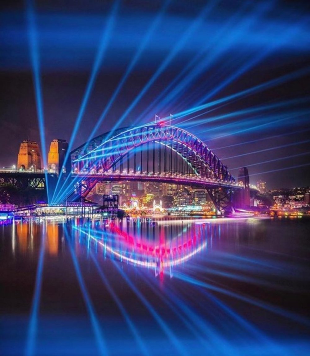 Vivid Sydney 2022 Harbour Bridge