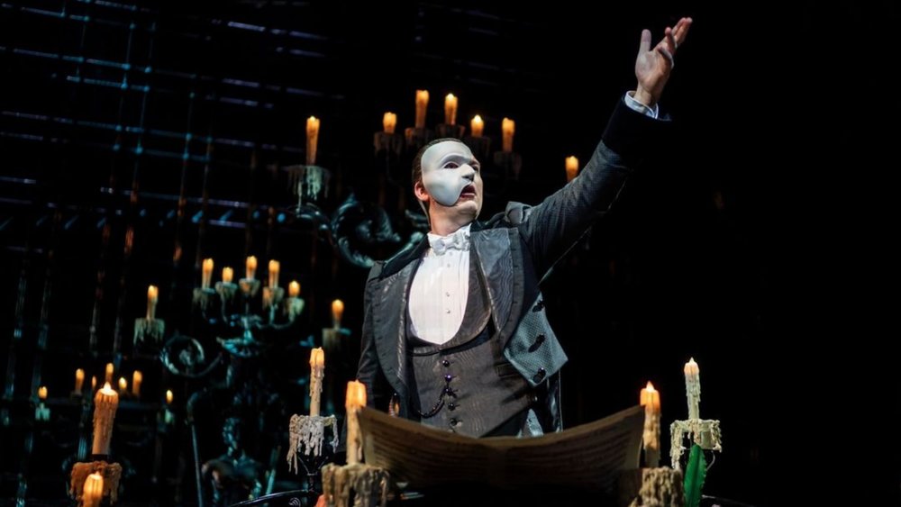 The Phantom is ready with his haunting serenades for the Melbourne audience! ] [Image credits @phantomopera on Instagram