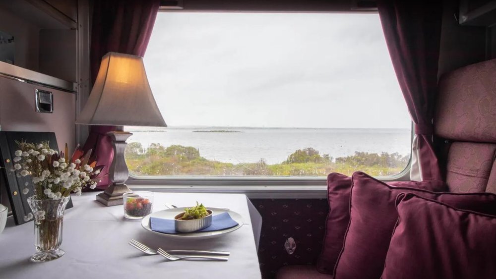 Choo-choo! Hop aboard the Q Train and indulge in great food.