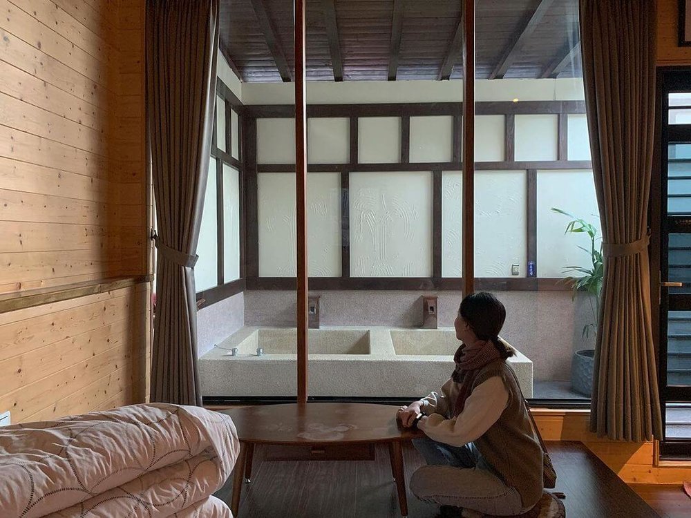 東埔溫泉住宿：真和園溫泉小木屋