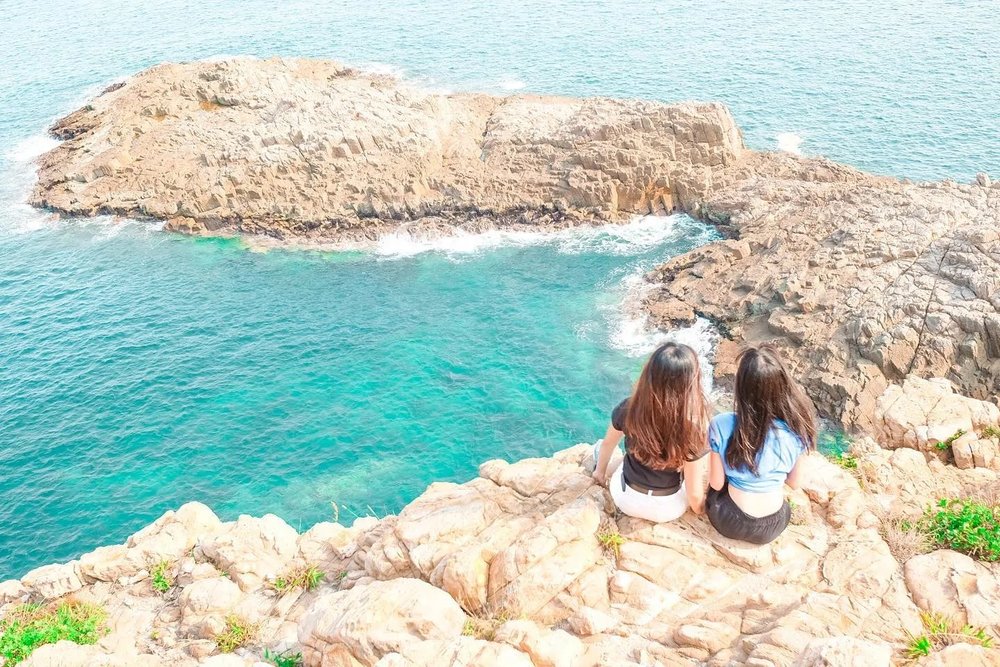 由高處望下白蠟灣,又是另一種感覺。(Instagram @mungsuet.pang)