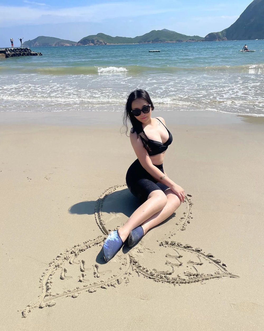 除了用來參與水上活動,也不妨利用水上活動措施在打卡道具。(Instagram @sunshineli0819)