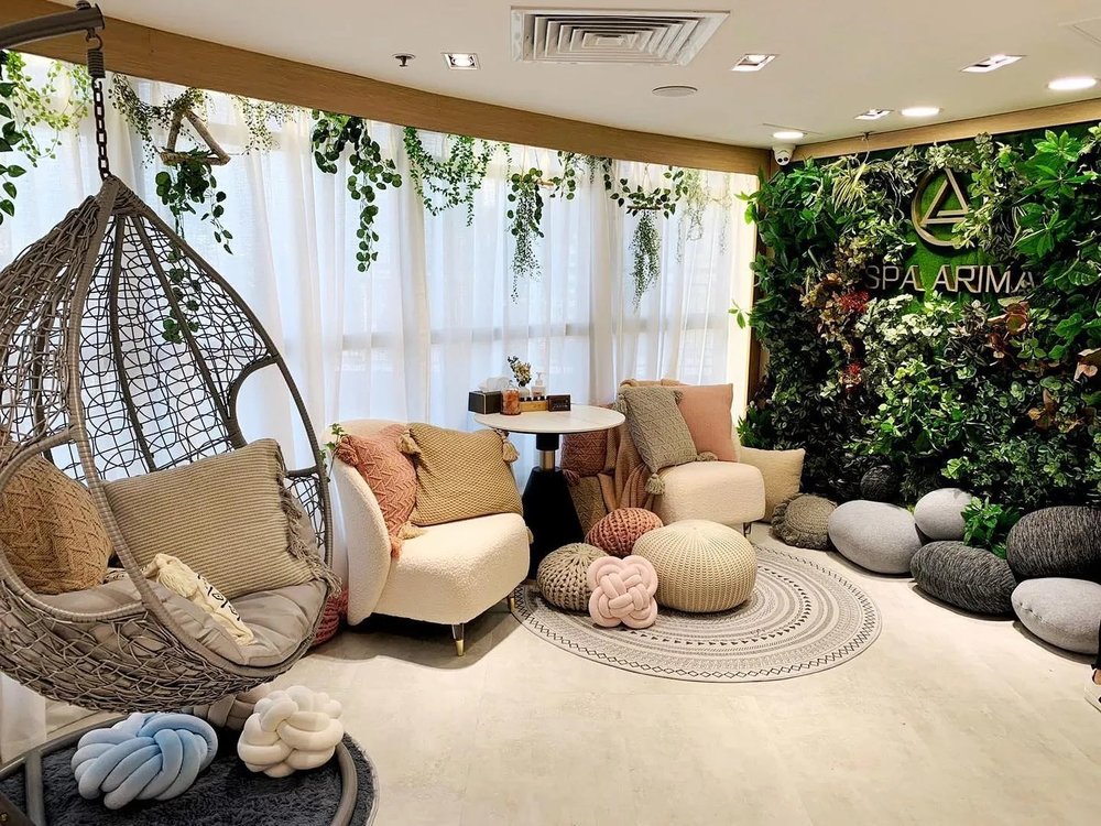 水療中心設計具北歐風格,簡約舒服。 (Instagram@spa.arima)