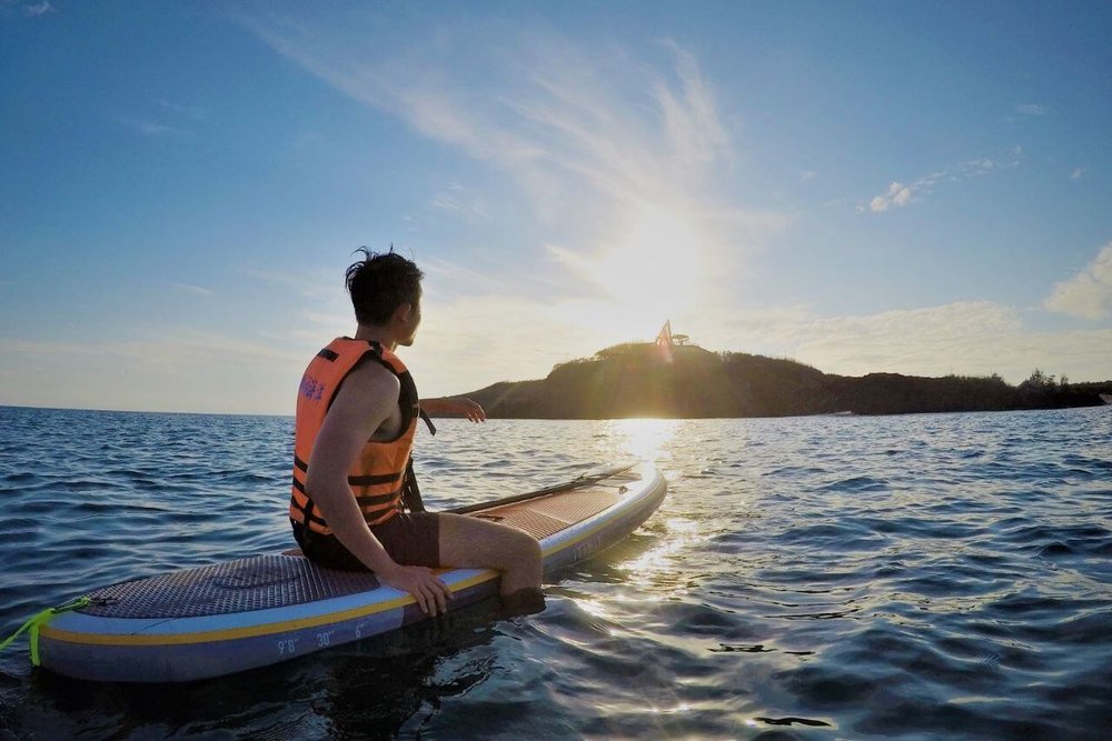 澎湖SUP體驗：海底郵筒